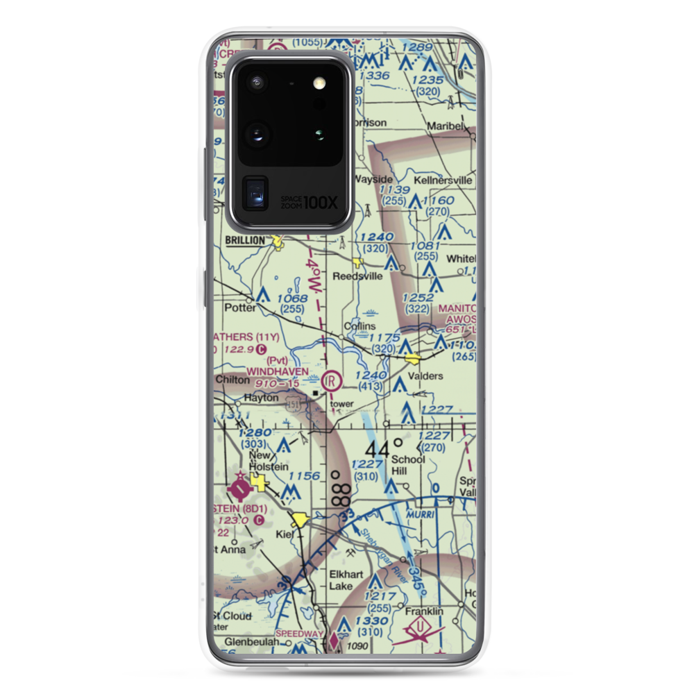 Redoft Airport (WN27) VFR Sectional Samsung Case Samsung Galaxy S20 Ultra model shown