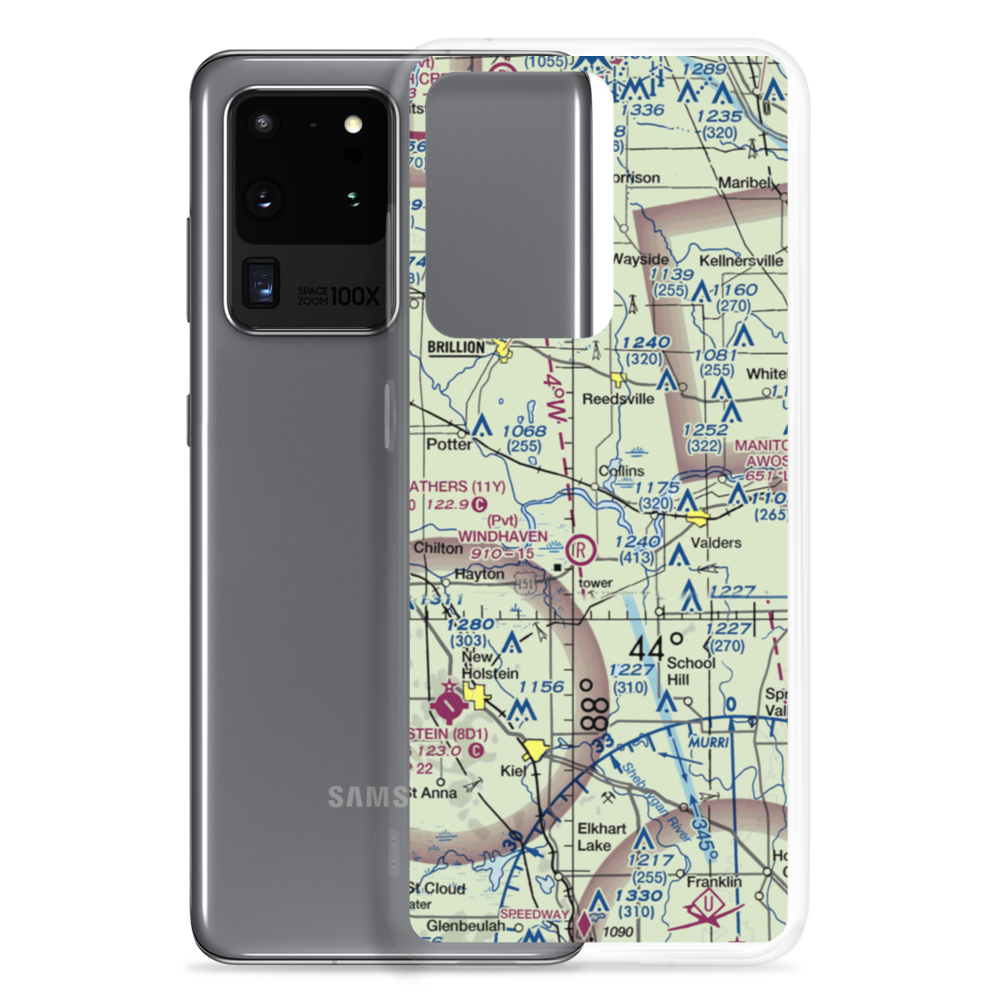 Redoft Airport (WN27) VFR Sectional Samsung Case Samsung Galaxy S20 Ultra model shown