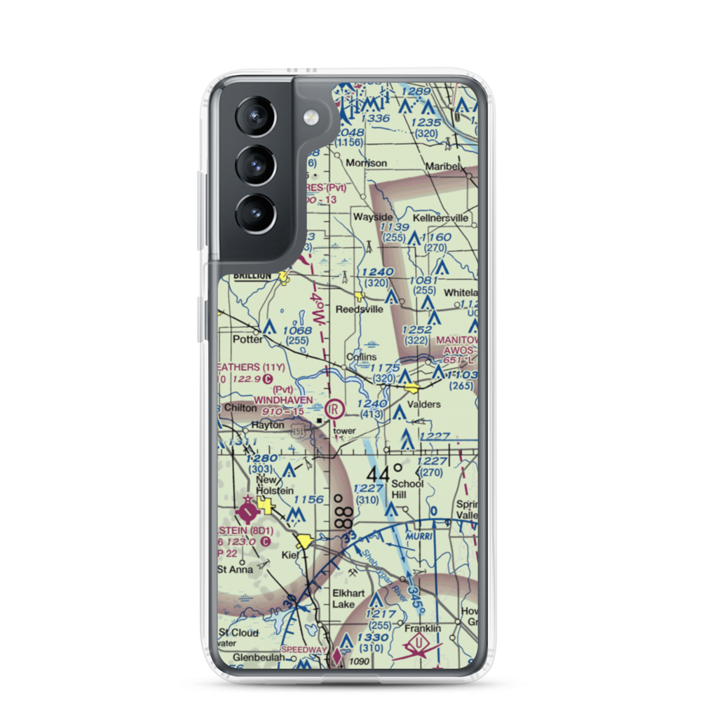 Redoft Airport (WN27) VFR Sectional Samsung Case Samsung Galaxy S21 model shown