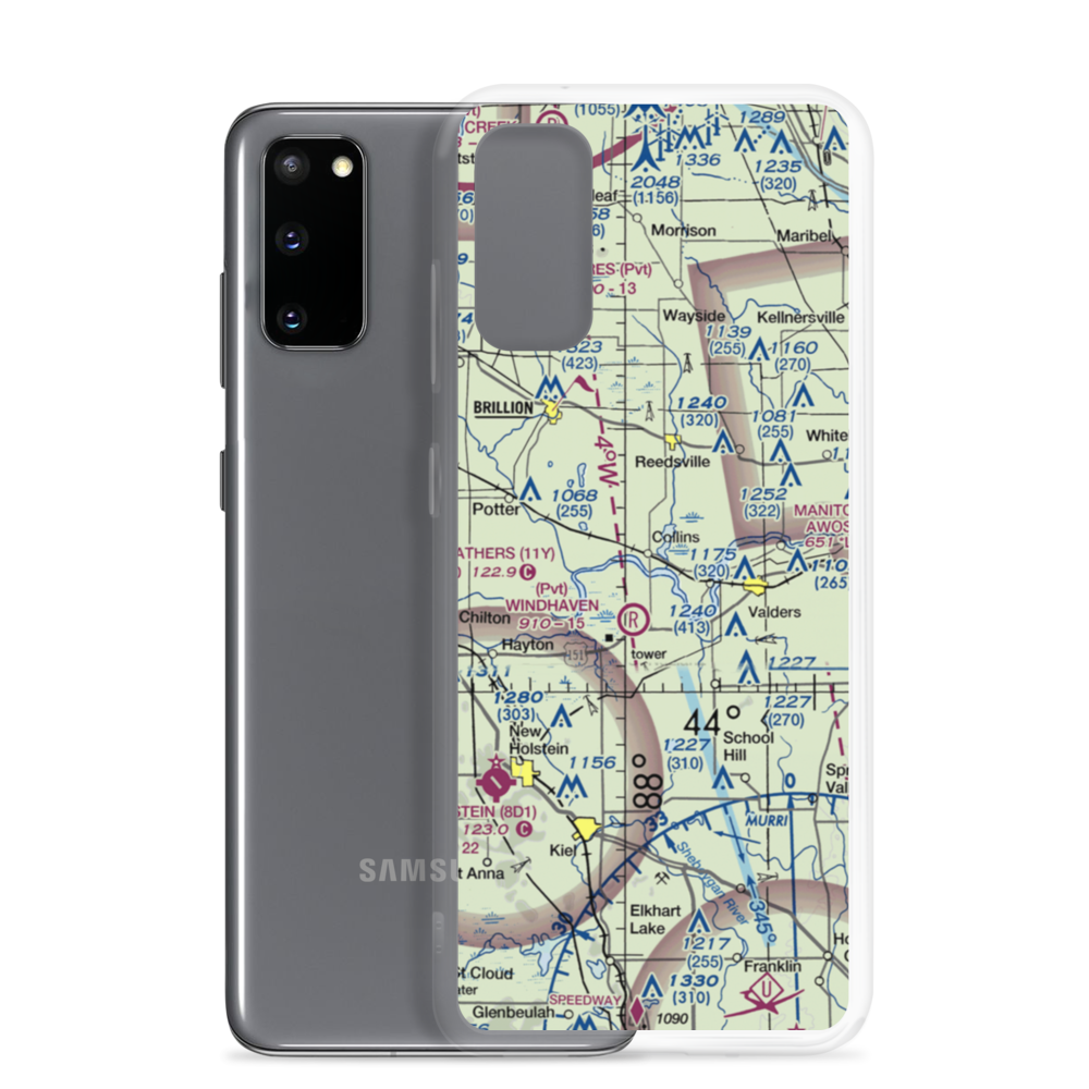 Redoft Airport (WN27) VFR Sectional Samsung Case Samsung Galaxy S20 model shown