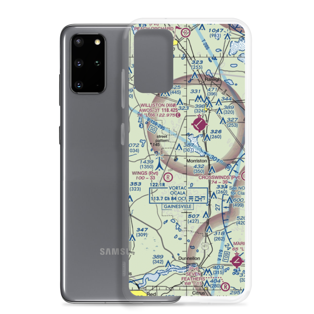 Redtail Airstrip (FA30) VFR Sectional Samsung Case Samsung Galaxy S20 Plus model shown