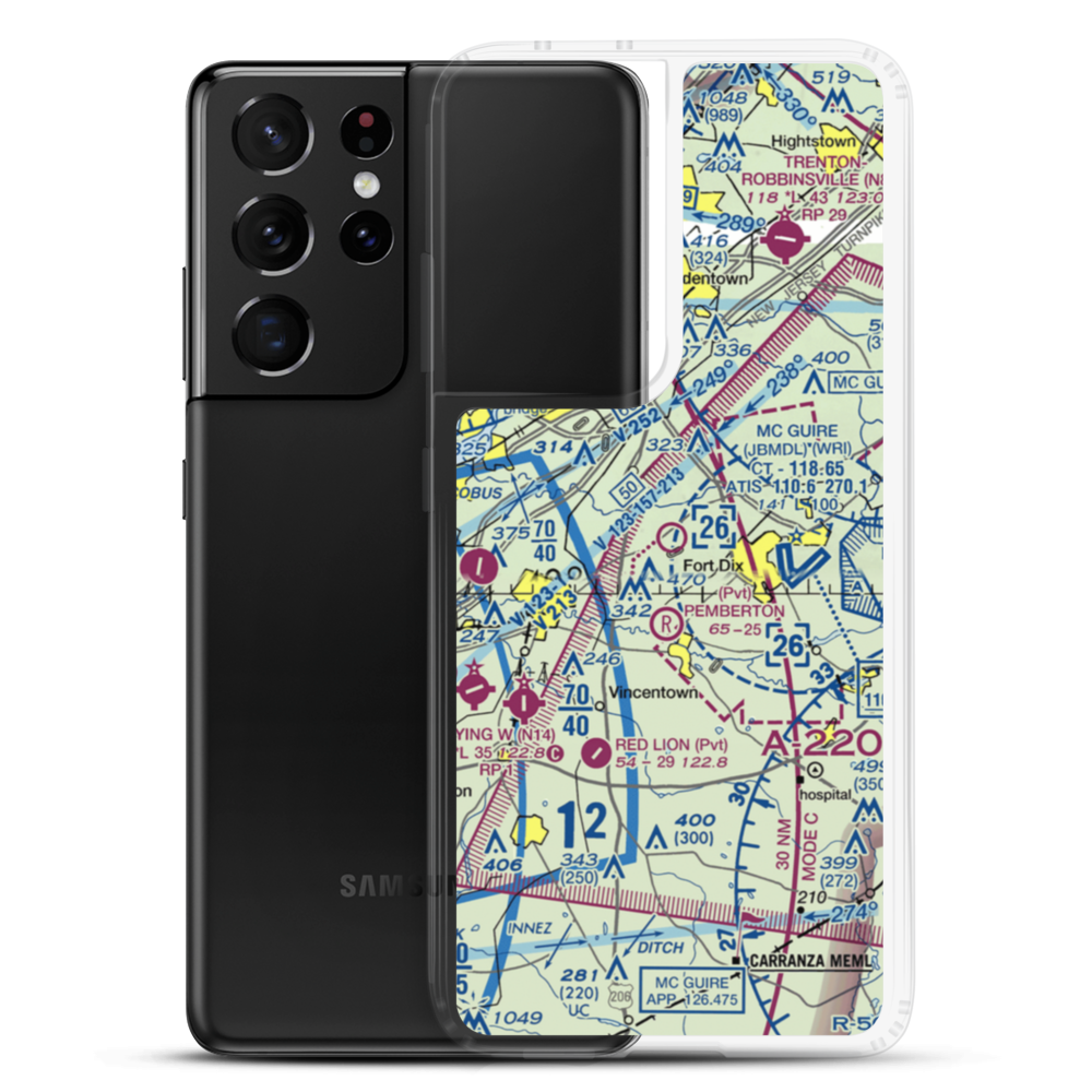 Redwing Airport (2N6) VFR Sectional Samsung Case Samsung Galaxy S21 Ultra model shown