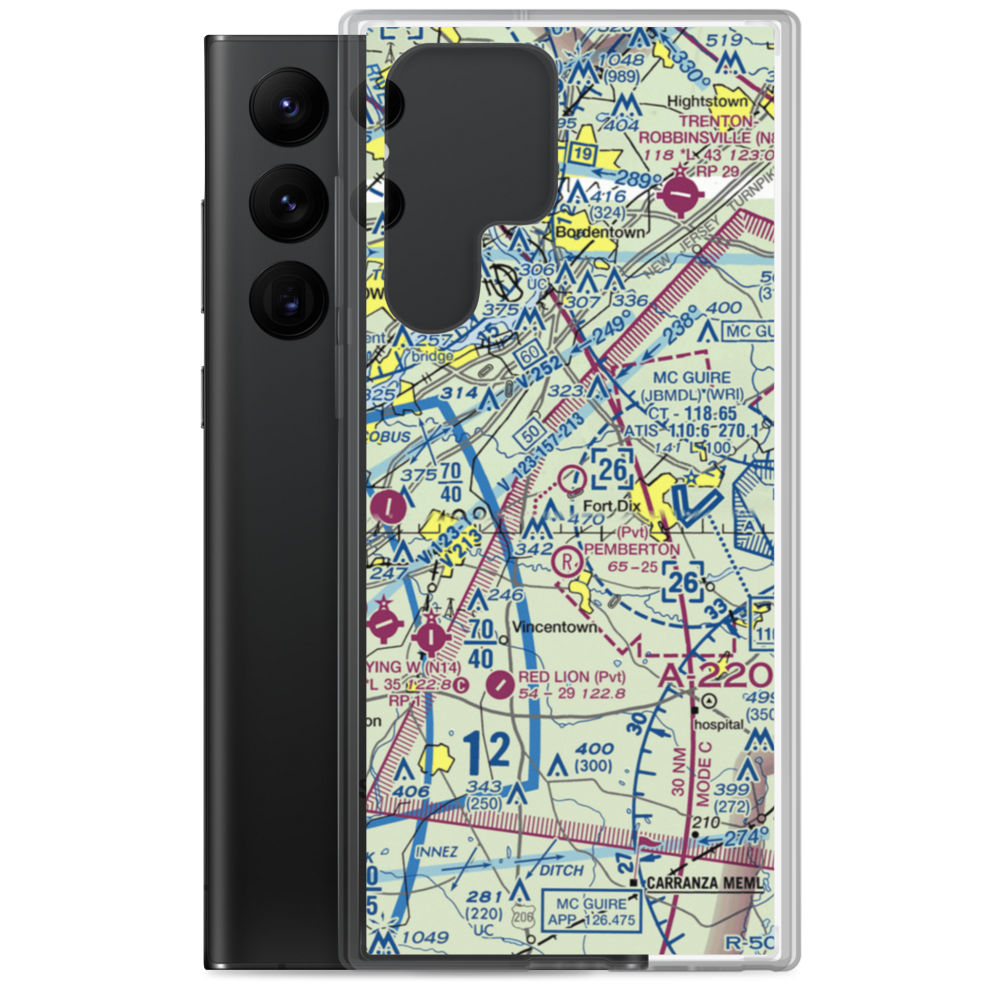 Redwing Airport (2N6) VFR Sectional Samsung Case Samsung Galaxy S22 Ultra model shown