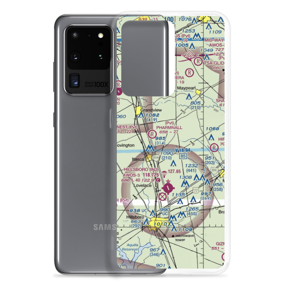 Reece Ranch Airport (20TE) VFR Sectional Samsung Case Samsung Galaxy S20 Ultra model shown