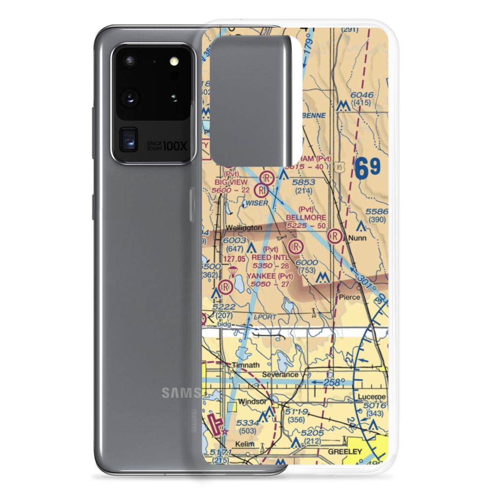 Reed Airport (1CD1) VFR Sectional Samsung Case Samsung Galaxy S20 Ultra model shown