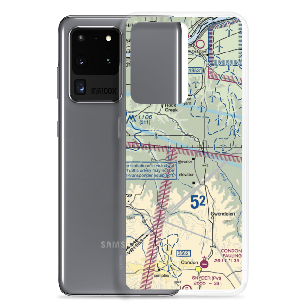 Reed Airport (1OR5) VFR Sectional Samsung Case Samsung Galaxy S20 Ultra model shown