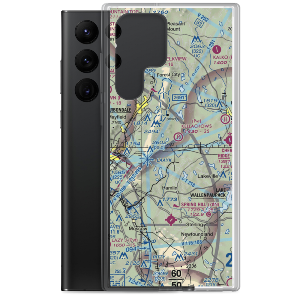 Reed Airport (2PA3) VFR Sectional Samsung Case Samsung Galaxy S22 Ultra model shown