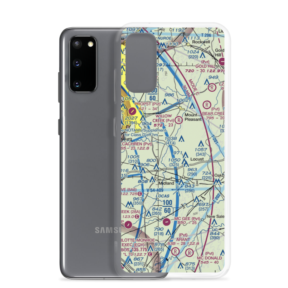 Reed Mine Airport (5NC3) VFR Sectional Samsung Case Samsung Galaxy S20 model shown