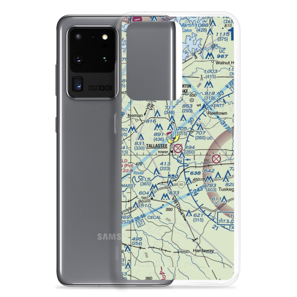 Reeves Airport (41A) VFR Sectional Samsung Case Samsung Galaxy S20 Ultra model shown