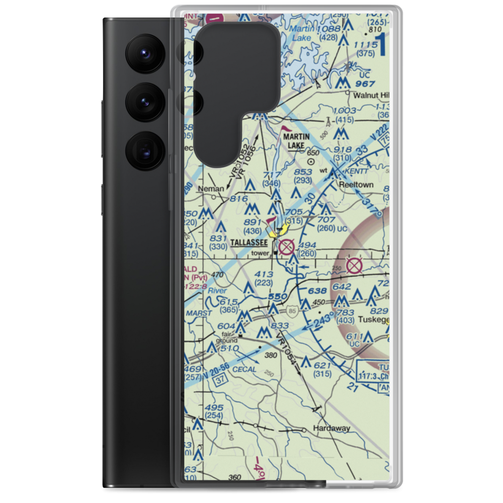 Reeves Airport (41A) VFR Sectional Samsung Case Samsung Galaxy S22 Ultra model shown