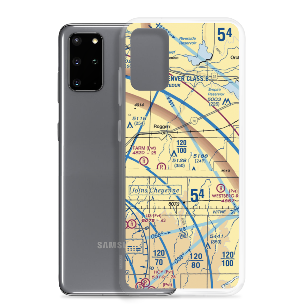 Reid Ranches Airport (US-0078) VFR Sectional Samsung Case Samsung Galaxy S20 Plus model shown