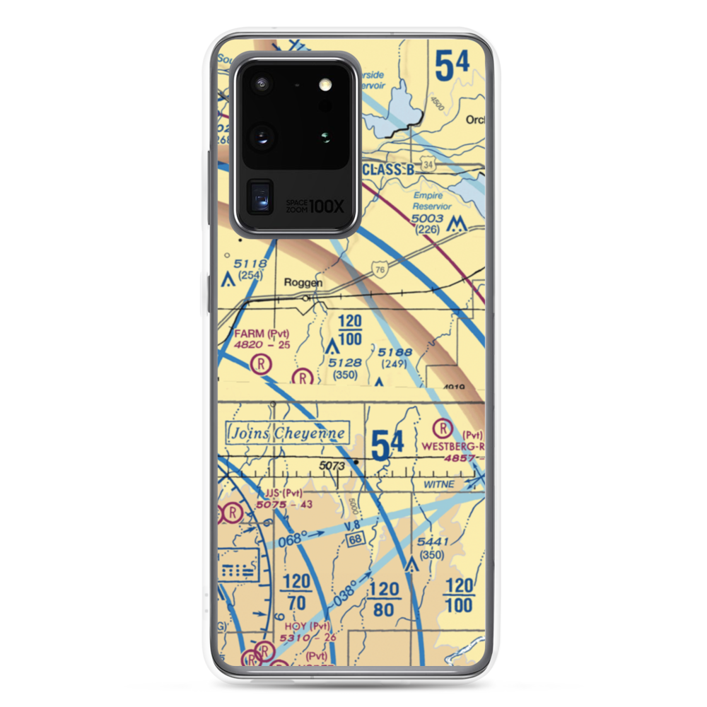 Reid Ranches Airport (US-0078) VFR Sectional Samsung Case Samsung Galaxy S20 Ultra model shown