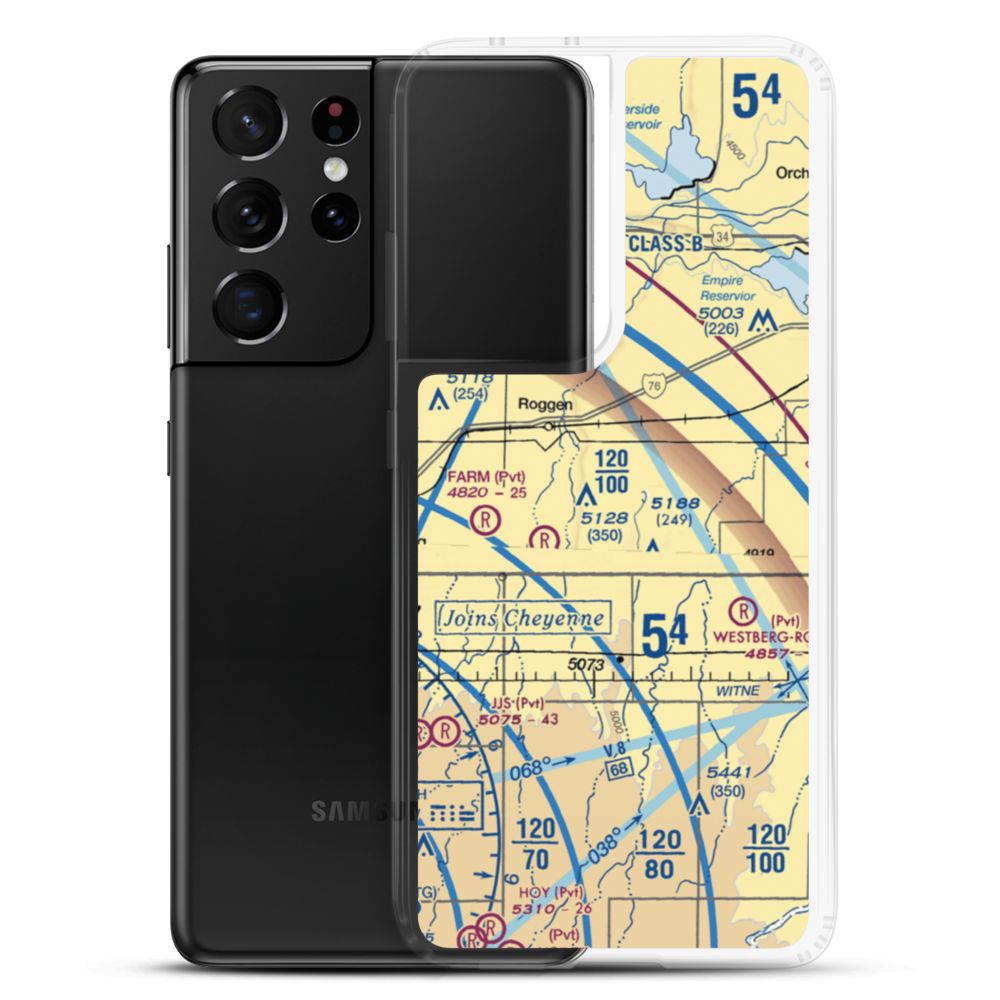 Reid Ranches Airport (US-0078) VFR Sectional Samsung Case Samsung Galaxy S21 Ultra model shown