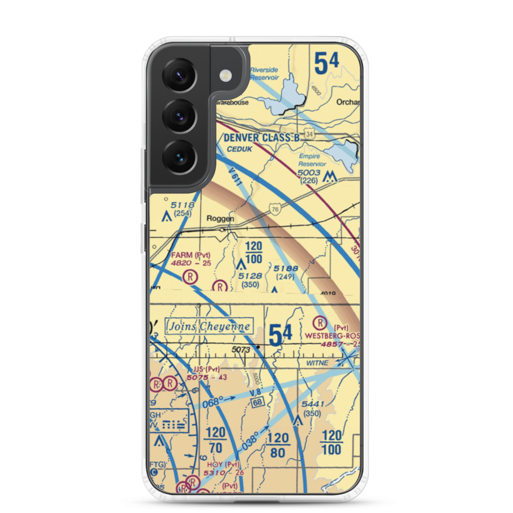Reid Ranches Airport (US-0078) VFR Sectional Samsung Case Samsung Galaxy S22 Plus model shown