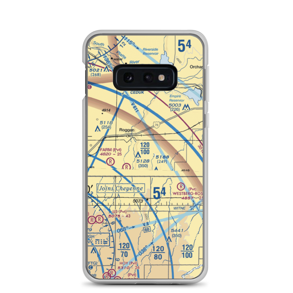 Reid Ranches Airport (US-0078) VFR Sectional Samsung Case Samsung Galaxy S10e model shown