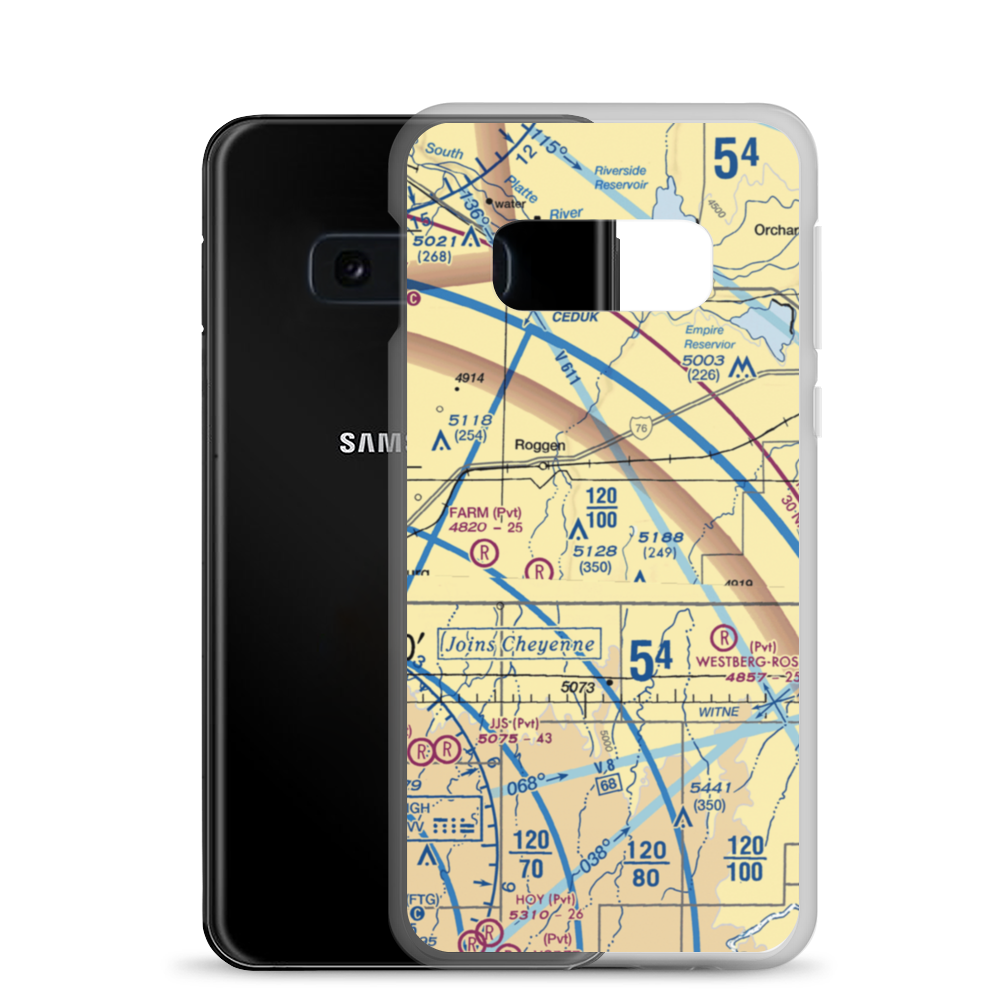Reid Ranches Airport (US-0078) VFR Sectional Samsung Case Samsung Galaxy S10e model shown