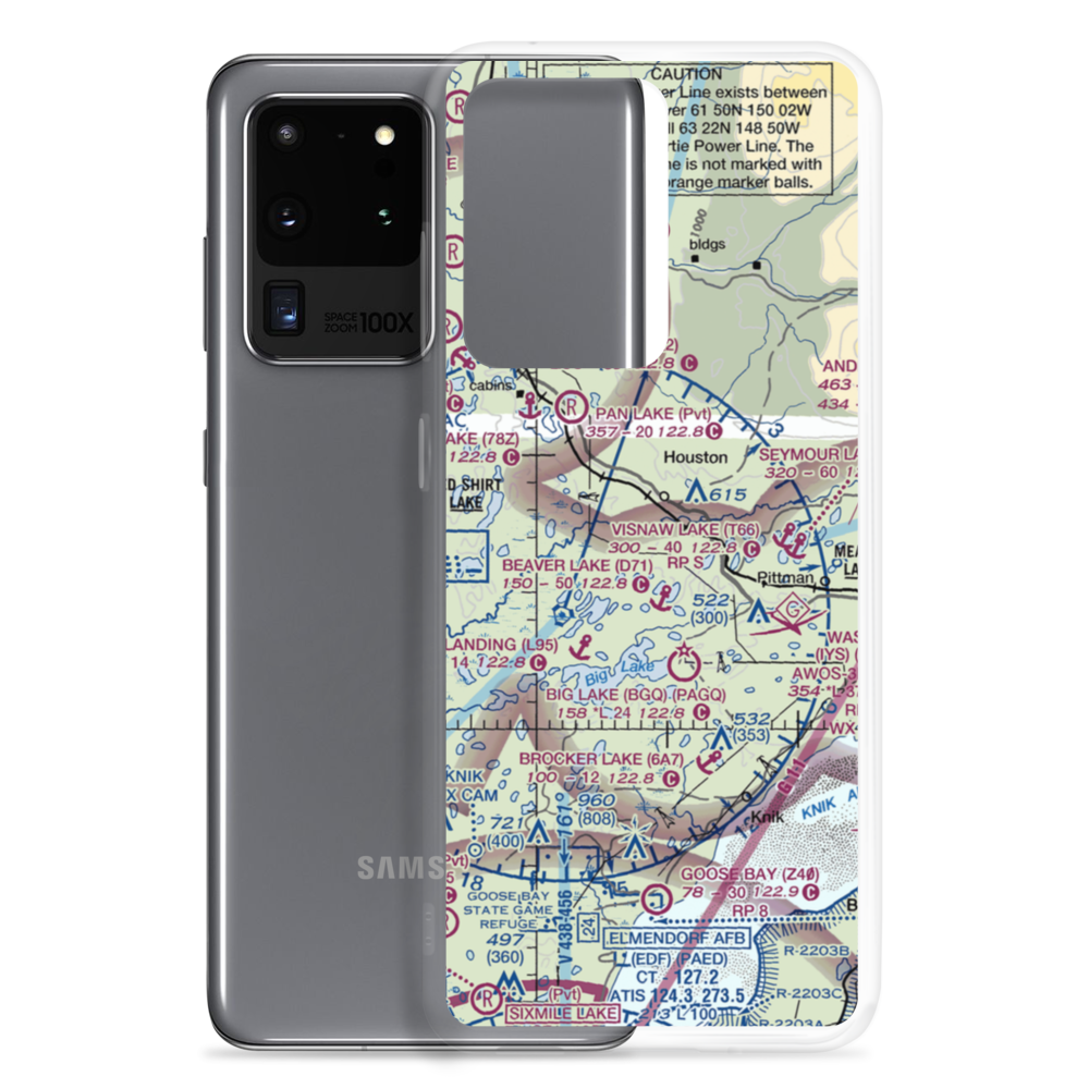 Reids Landing Airport (AK29) VFR Sectional Samsung Case Samsung Galaxy S20 Ultra model shown