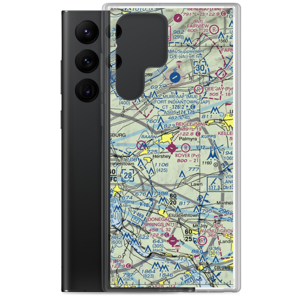 Reigle Field (58N) VFR Sectional Samsung Case Samsung Galaxy S22 Ultra model shown