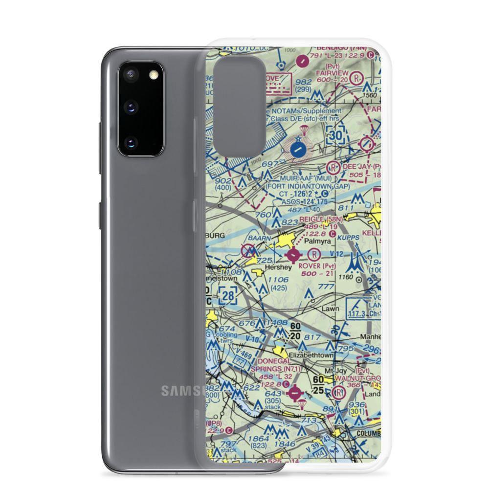 Reigle Field (58N) VFR Sectional Samsung Case Samsung Galaxy S20 model shown