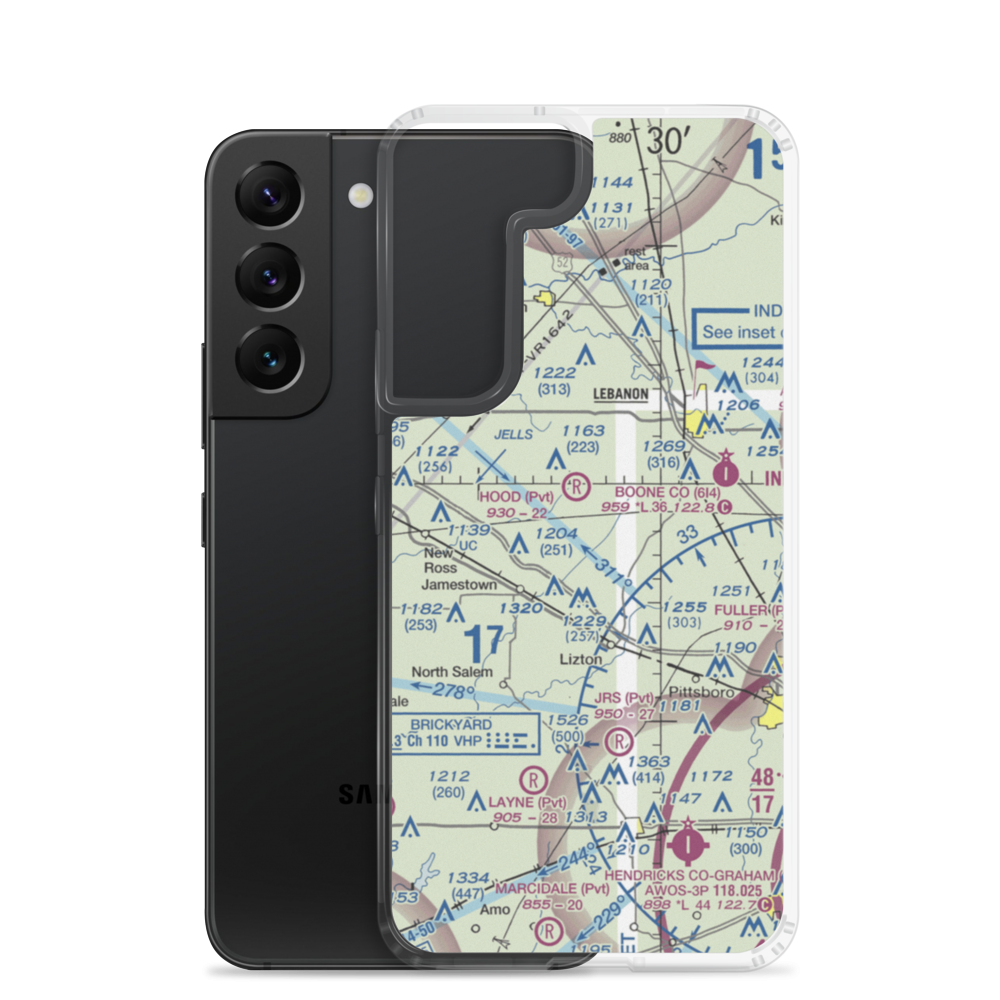 Reimer Aerodrome (57II) VFR Sectional Samsung Case Samsung Galaxy S22 model shown