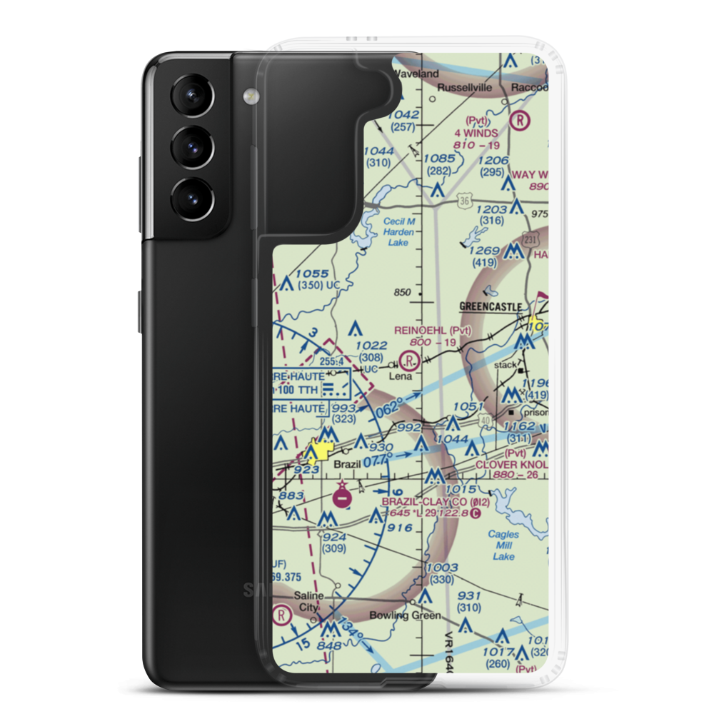 Reinoehl Field (49II) VFR Sectional Samsung Case Samsung Galaxy S21 Plus model shown