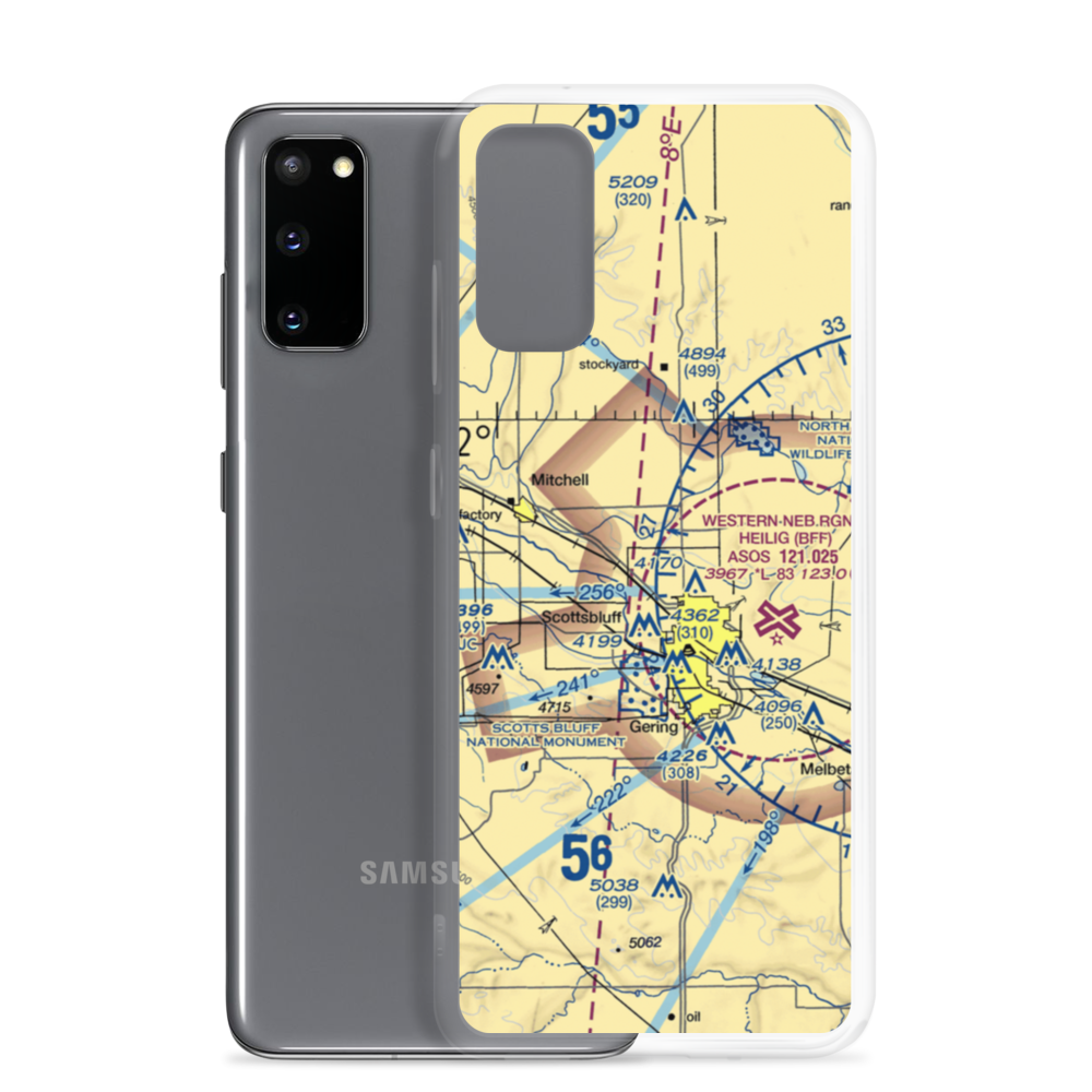 Reisig Brothers Airport (12NE) VFR Sectional Samsung Case Samsung Galaxy S20 model shown