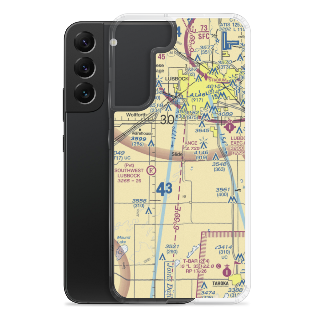 Rememberance Airport (82TE) VFR Sectional Samsung Case Samsung Galaxy S22 Plus model shown
