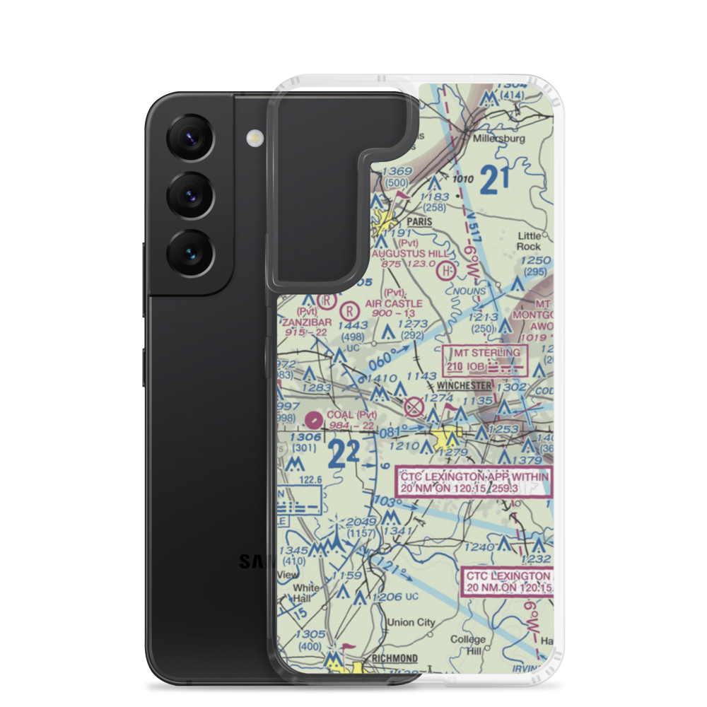 Renick Field (3KY0) VFR Sectional Samsung Case Samsung Galaxy S22 model shown