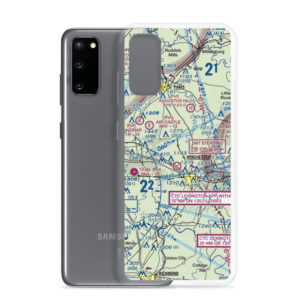Renick Field (3KY0) VFR Sectional Samsung Case Samsung Galaxy S20 model shown