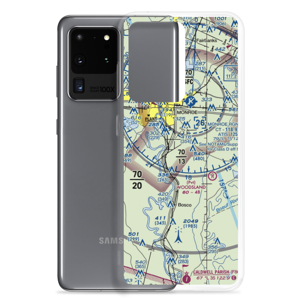 Reno Flight Park Airport (LA34) VFR Sectional Samsung Case Samsung Galaxy S20 Ultra model shown