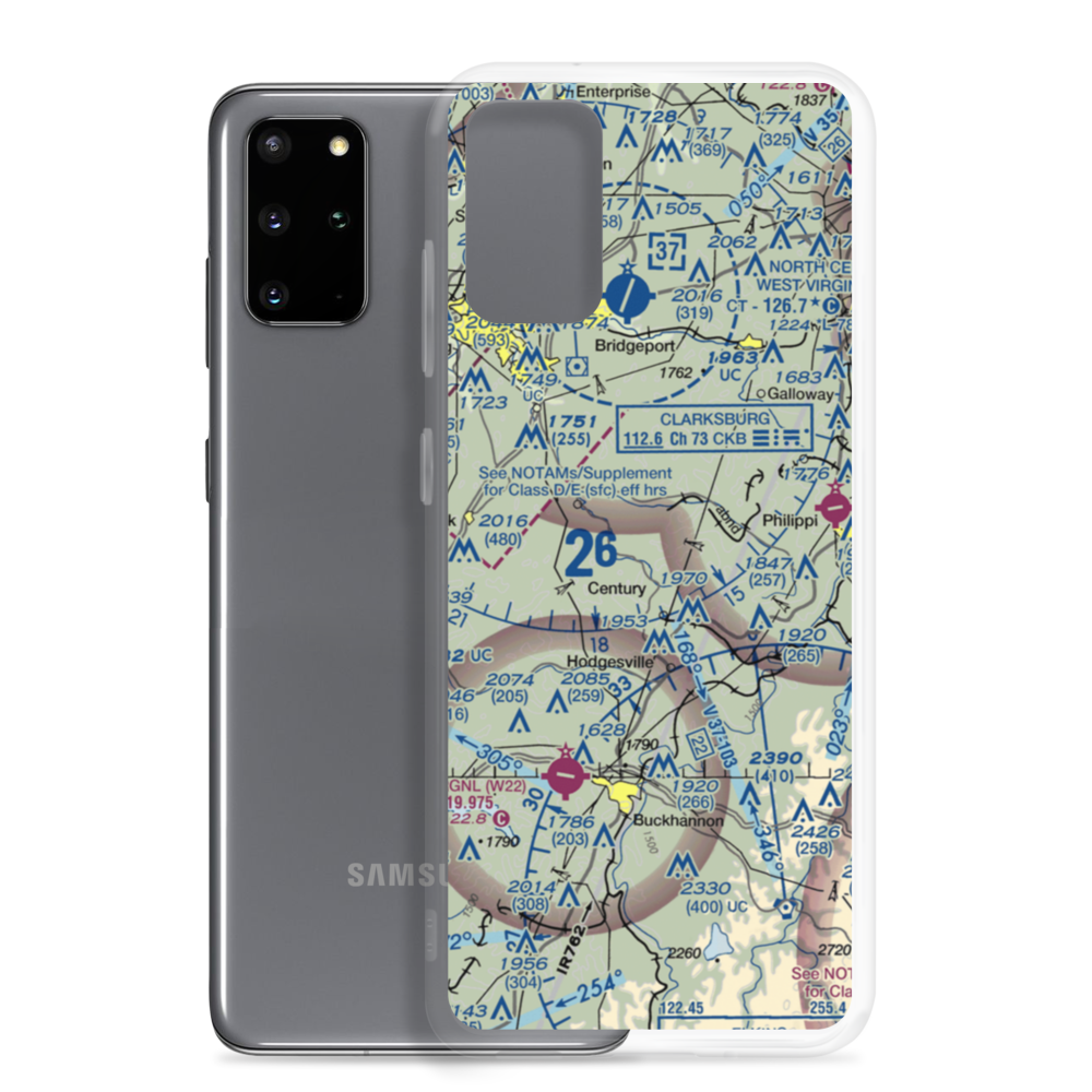 Rexroad Airport (WV47) VFR Sectional Samsung Case Samsung Galaxy S20 Plus model shown