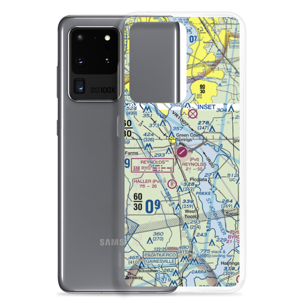 Reynolds Airpark (FL60) VFR Sectional Samsung Case Samsung Galaxy S20 Ultra model shown