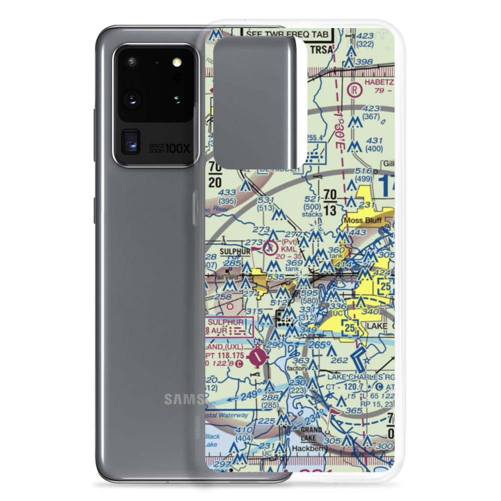 Reynolds Airport (LS10) VFR Sectional Samsung Case Samsung Galaxy S20 Ultra model shown