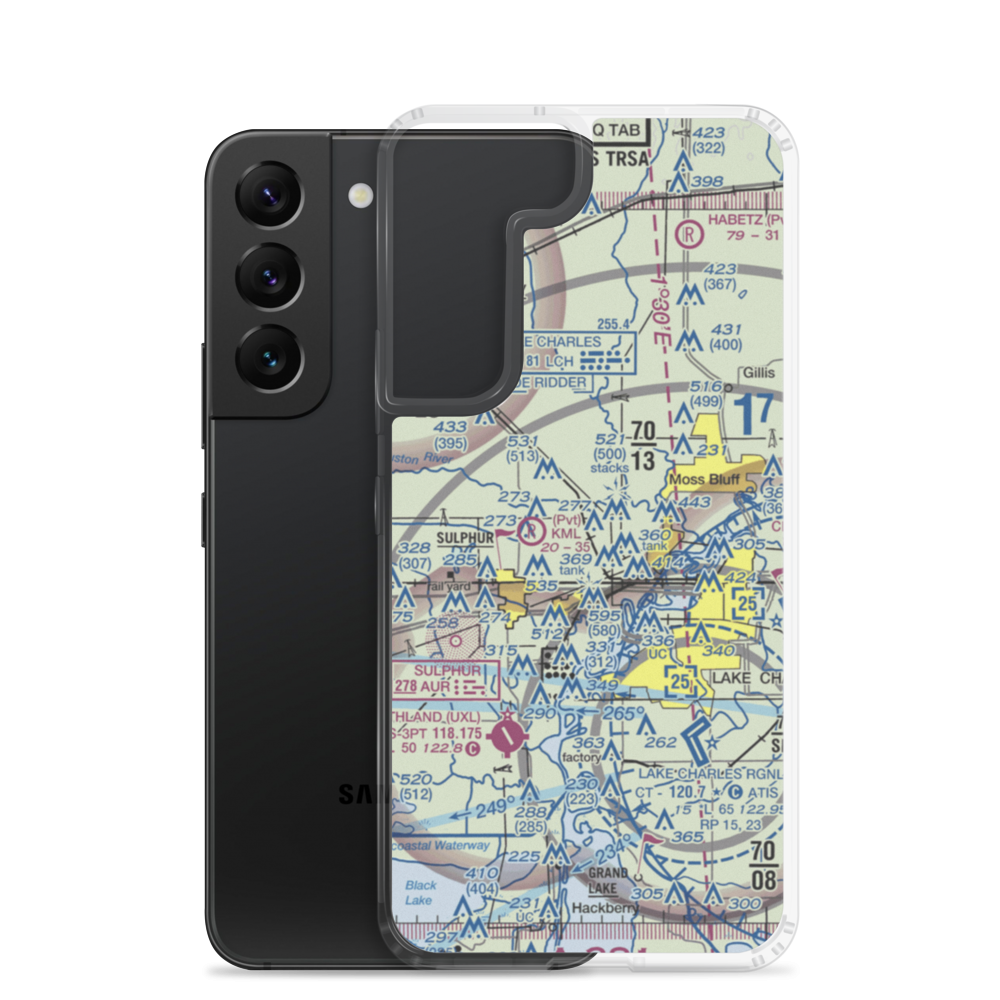 Reynolds Airport (LS10) VFR Sectional Samsung Case Samsung Galaxy S22 model shown