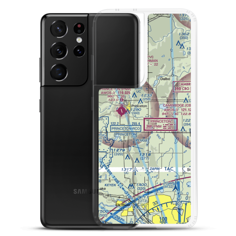 Reynolds Field (MN91) VFR Sectional Samsung Case Samsung Galaxy S21 Ultra model shown