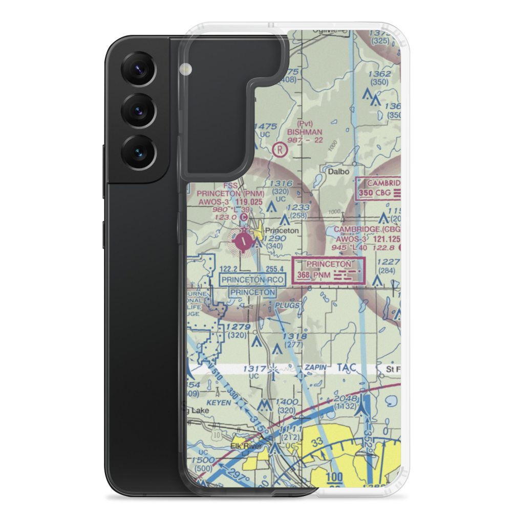 Reynolds Field (MN91) VFR Sectional Samsung Case Samsung Galaxy S22 Plus model shown