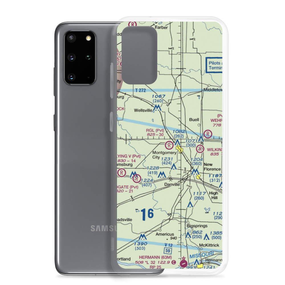Rgl Field (17MO) VFR Sectional Samsung Case Samsung Galaxy S20 Plus model shown