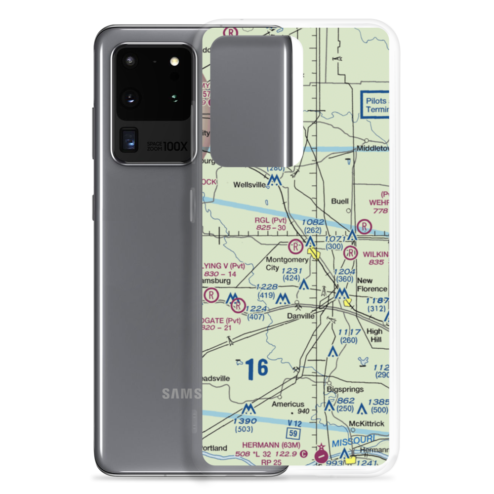 Rgl Field (17MO) VFR Sectional Samsung Case Samsung Galaxy S20 Ultra model shown