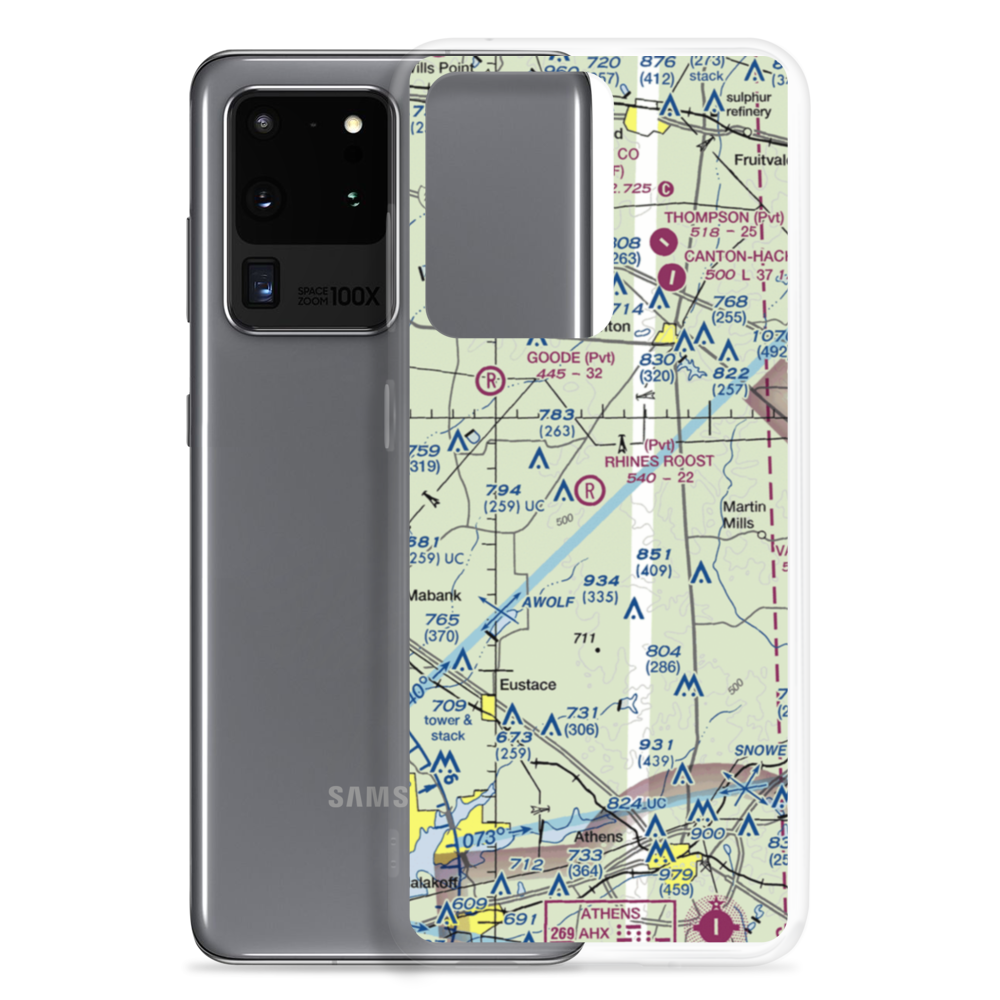 Rhines Roost Airport (91TA) VFR Sectional Samsung Case Samsung Galaxy S20 Ultra model shown