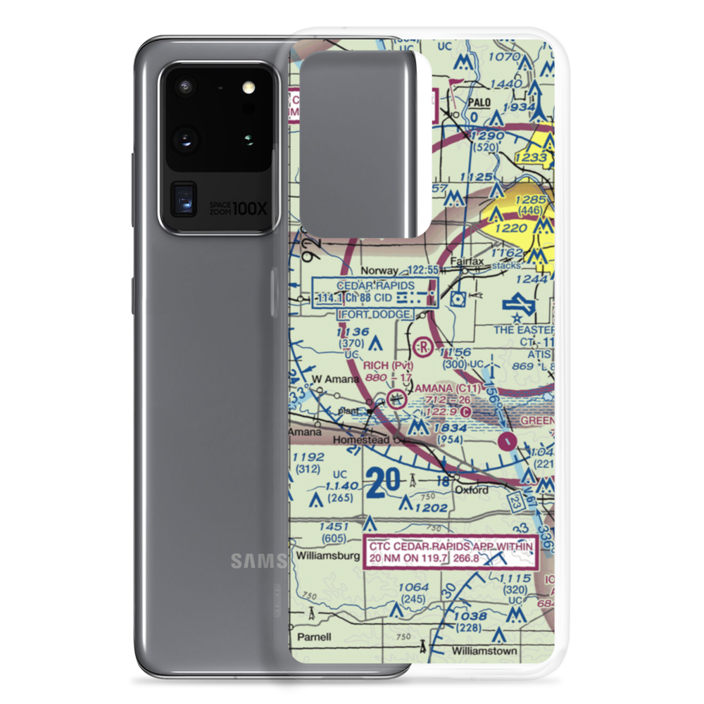 Rich Field (06IA) VFR Sectional Samsung Case Samsung Galaxy S20 Ultra model shown