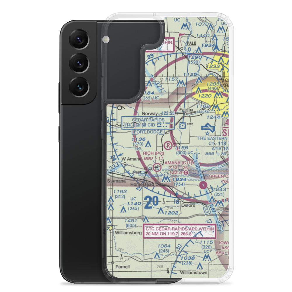 Rich Field (06IA) VFR Sectional Samsung Case Samsung Galaxy S22 Plus model shown