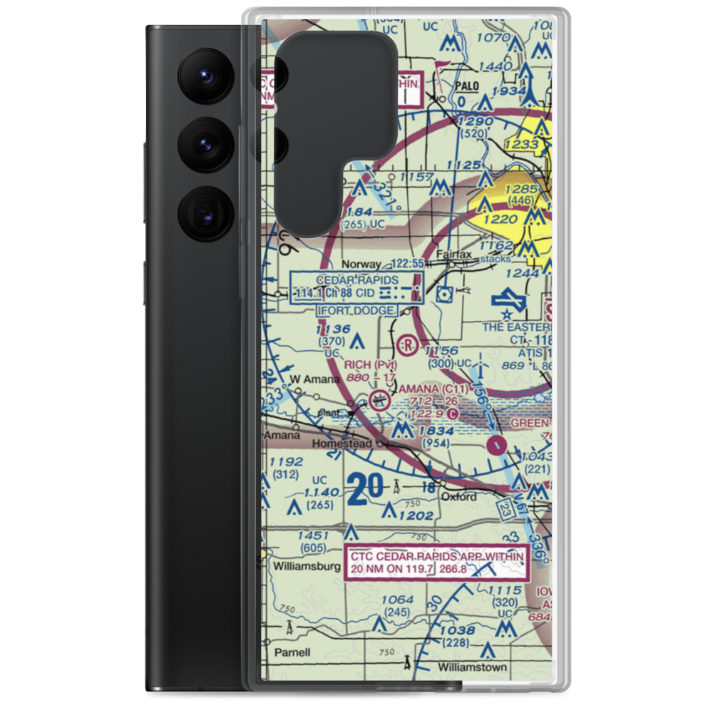 Rich Field (06IA) VFR Sectional Samsung Case Samsung Galaxy S22 Ultra model shown