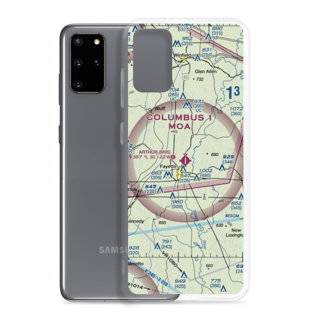 Richard Arthur Field (M95) VFR Sectional Samsung Case Samsung Galaxy S20 Plus model shown