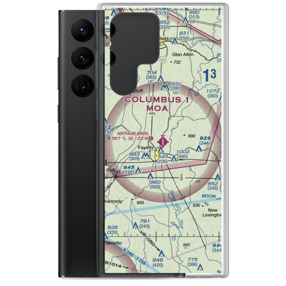 Richard Arthur Field (M95) VFR Sectional Samsung Case Samsung Galaxy S22 Ultra model shown