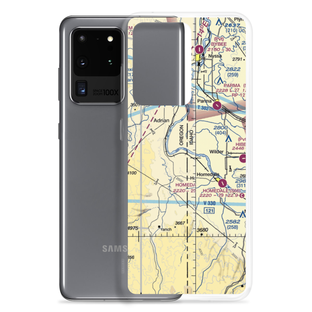 Richards Airport (ID63) VFR Sectional Samsung Case Samsung Galaxy S20 Ultra model shown