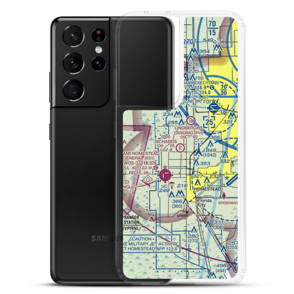 Richards Field (04FA) VFR Sectional Samsung Case Samsung Galaxy S21 Ultra model shown