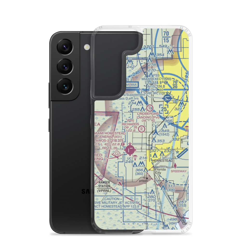 Richards Field (04FA) VFR Sectional Samsung Case Samsung Galaxy S22 model shown