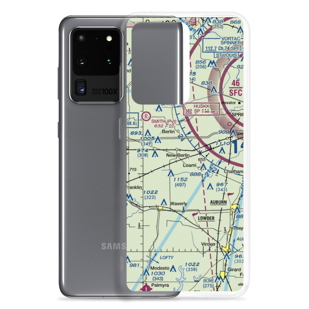 Richardson Airport (IL24) VFR Sectional Samsung Case Samsung Galaxy S20 Ultra model shown