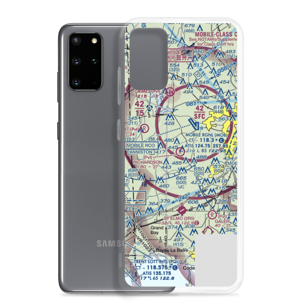 Richardson Field (26AL) VFR Sectional Samsung Case Samsung Galaxy S20 Plus model shown
