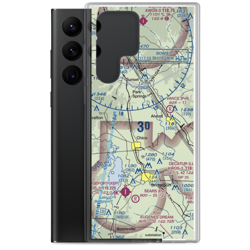 Richey Airfield (69XA) VFR Sectional Samsung Case Samsung Galaxy S22 Ultra model shown
